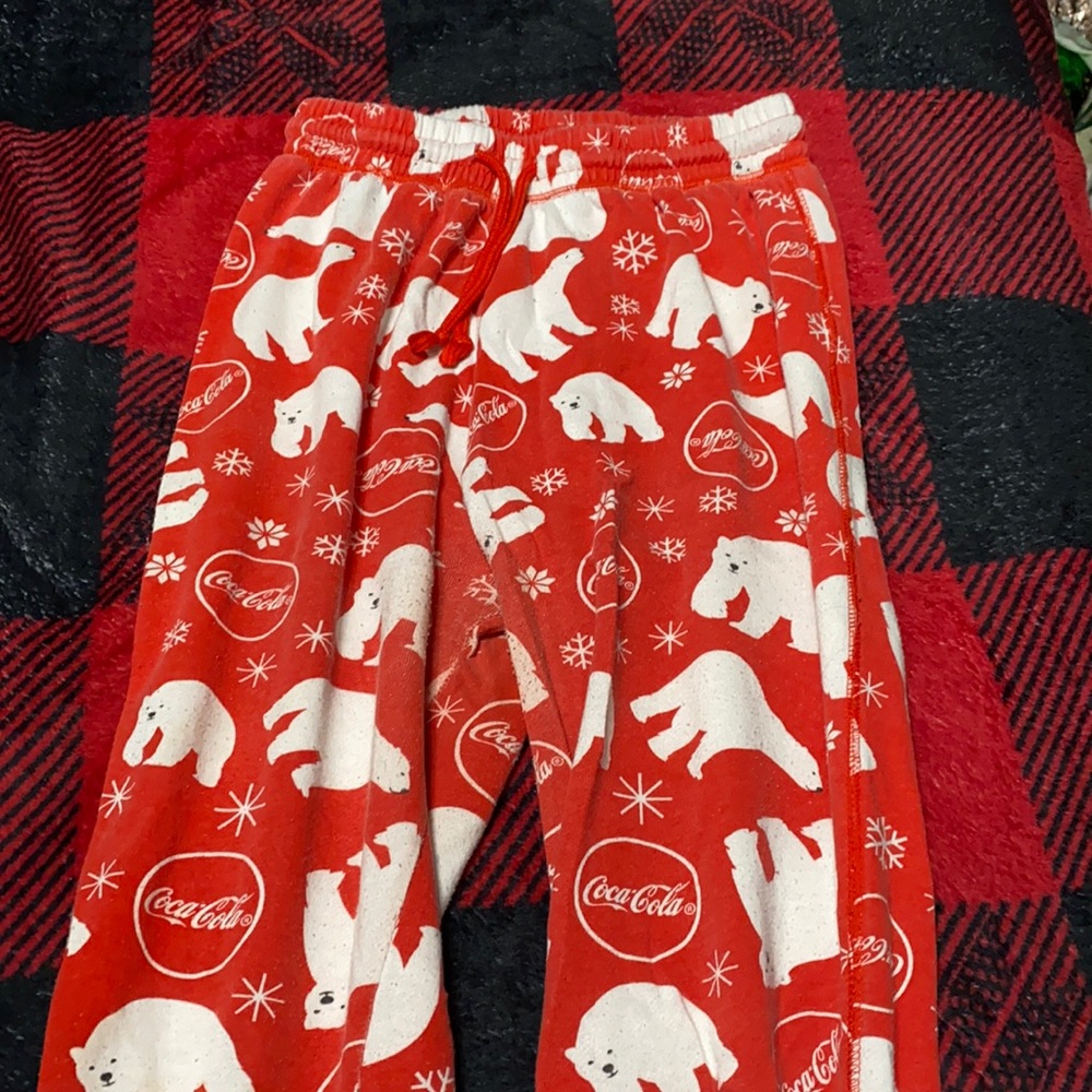 coca-cola polar bear sweatpants